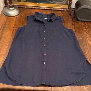 J. Jill Linen Sleeveless Blouse